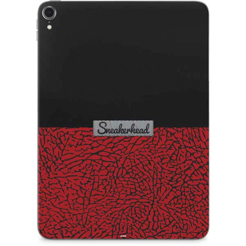 Elephant Print Red Sneakerhead Apple iPad Pro Skin