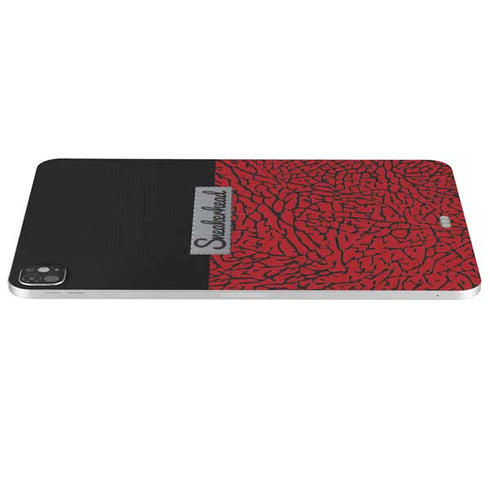 Elephant Print Red Sneakerhead iPad Pro 13in M4 (2024) Skin
