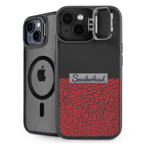 Elephant Print Red Sneakerhead iPhone 14 Plus Kickstand Case