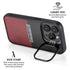 Elephant Print Red Sneakerhead iPhone 15 Pro Max Kickstand Case