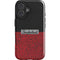 Elephant Print Red Sneakerhead iPhone 16 Impact Case