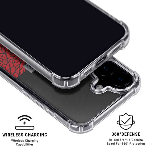 Elephant Print Red Sneakerhead iPhone 16 MagSafe Case