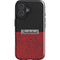 Elephant Print Red Sneakerhead iPhone 16 Plus Impact Case