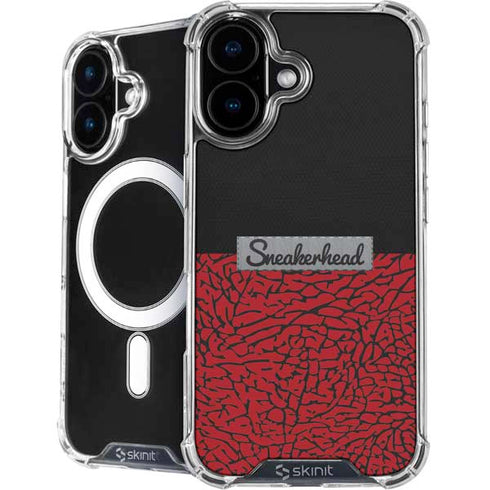 Elephant Print Red Sneakerhead iPhone 16 Plus MagSafe Case