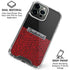 Elephant Print Red Sneakerhead iPhone 16 Pro Max Clear Case