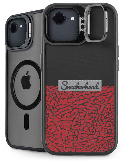 Elephant Print Red Sneakerhead iPhone 16e Kickstand Case
