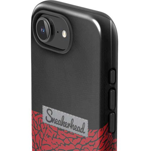 Elephant Print Red Sneakerhead iPhone 16e Impact Case