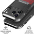 Elephant Print Red Sneakerhead iPhone 18 Pro Clear Case