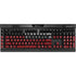 Elephant Print Red Sneakerhead K95 RGB PLATINUM Mechanical Gaming Keyboard Skin