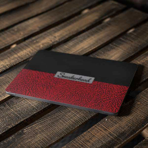 Elephant Print Red Sneakerhead Apple MacBook Air Skin