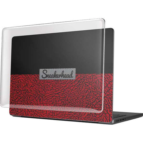 Elephant Print Red Sneakerhead MacBook Pro 14in (2021-24) Case plus Skin
