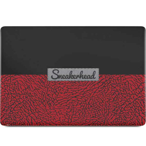 Elephant Print Red Sneakerhead MacBook Skins
