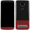 Elephant Print Red Sneakerhead Moto E5 Plus Skin