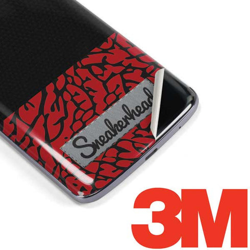 Elephant Print Red Sneakerhead Moto E5 Plus Skin