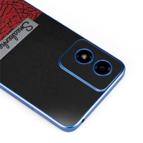 Elephant Print Red Sneakerhead Moto G Play 4G (2024) Skin