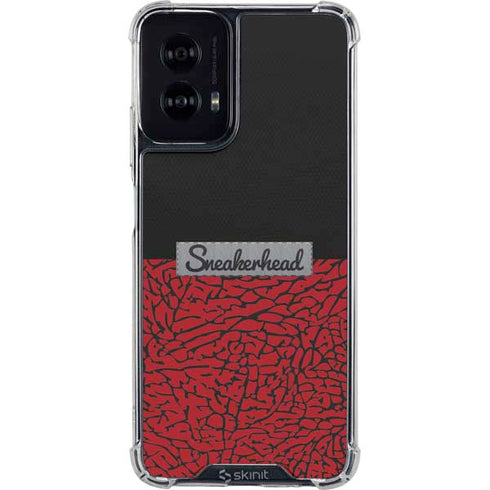Elephant Print Red Sneakerhead Moto G Power 5G (2024) Clear Case
