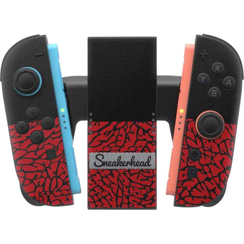 Elephant Print Red Sneakerhead Nintendo Switch 2 (2025) Joy-Con Controller Skin