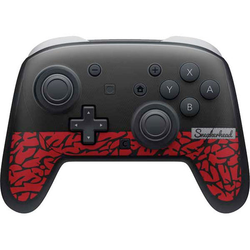 Elephant Print Red Sneakerhead Nintendo Switch 2 (2025) Pro Controller Skin