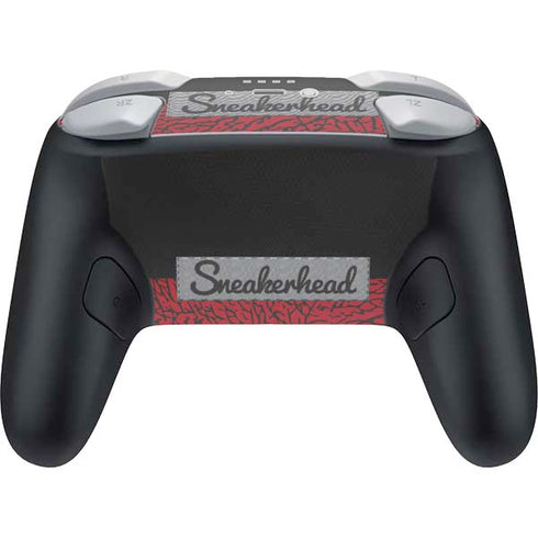 Elephant Print Red Sneakerhead Nintendo Switch 2 (2025) Pro Controller Skin