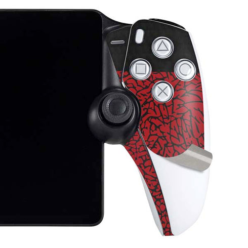 Elephant Print Red Sneakerhead PlayStation Portal Remote Player Skin