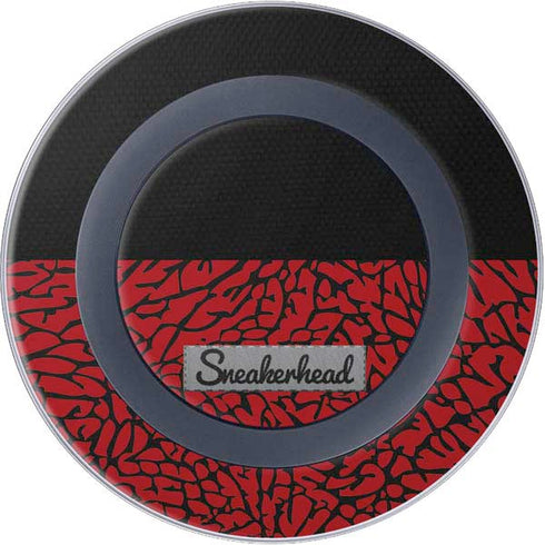 Elephant Print Red Sneakerhead Wireless Charger Skin