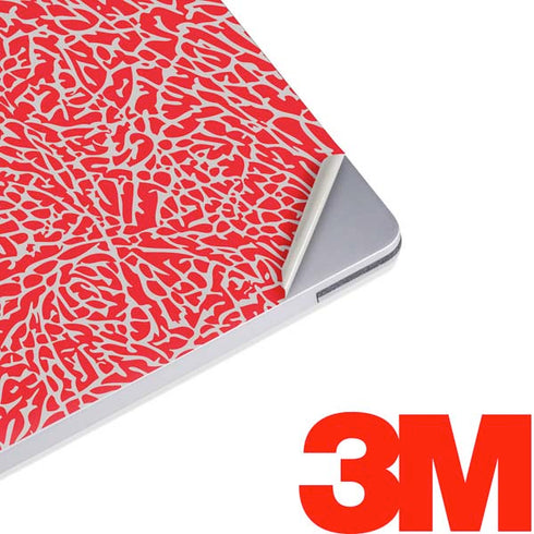 Elephant Print Red Surface Laptop 2 Skin