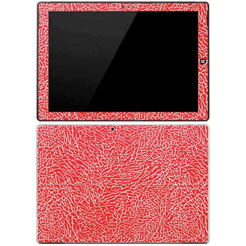Elephant Print Red Surface Pro 3 Skin