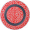 Elephant Print Red Wireless Charger Skin