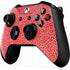 Elephant Print Red Xbox One X Controller Skin