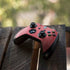 Elephant Print Red Xbox One X Controller Skin
