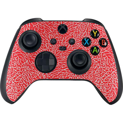 Elephant Print Red XBox Series X Digital Edition Bundle Skin