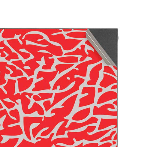 Elephant Print Red XBox Series X Digital Edition Console Skin