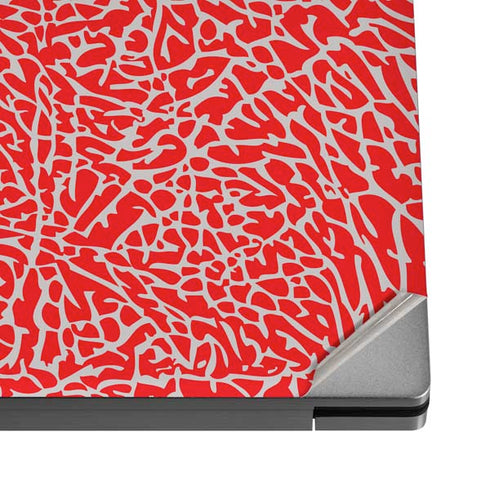 Elephant Print Red Dell XPS Skin