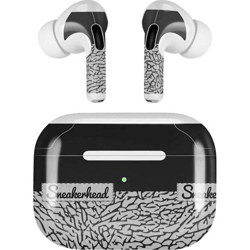 Elephant Print Sneakerhead Black AirPods Skins
