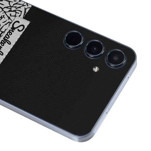 Elephant Print Sneakerhead Black Galaxy A35 5G Skin