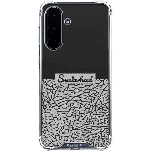 Elephant Print Sneakerhead Black Galaxy A36 5G Clear Case