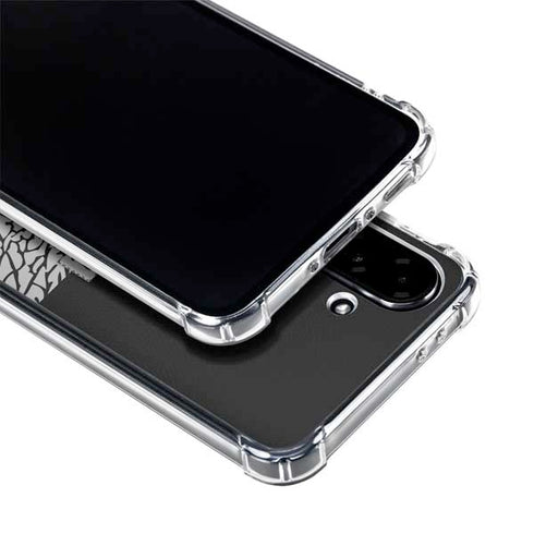 Elephant Print Sneakerhead Black Galaxy A36 5G Clear Case