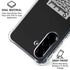 Elephant Print Sneakerhead Black Galaxy A36 5G Clear Case