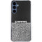Elephant Print Sneakerhead Black Galaxy A55 5G Clear Case