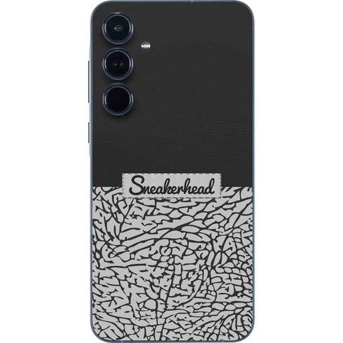 Elephant Print Sneakerhead Black Galaxy A55 5G Skin