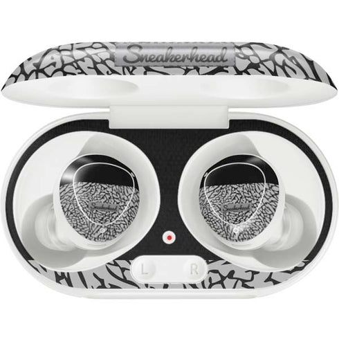 Elephant Print Sneakerhead Black Galaxy Buds Plus Skin