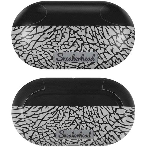 Elephant Print Sneakerhead Black Galaxy Buds Plus Skin