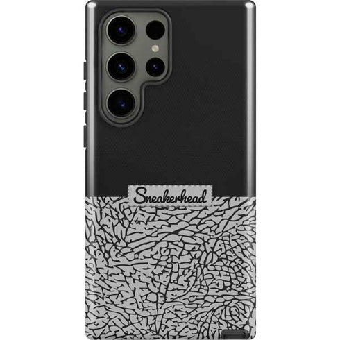 Elephant Print Sneakerhead Black Galaxy S23 Ultra Pro Case