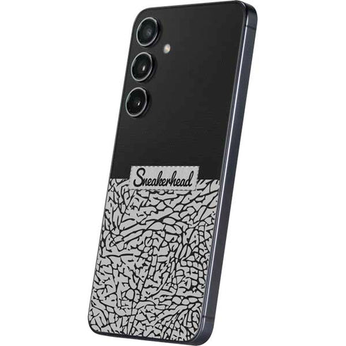 Elephant Print Sneakerhead Black Galaxy S24 Plus Skin