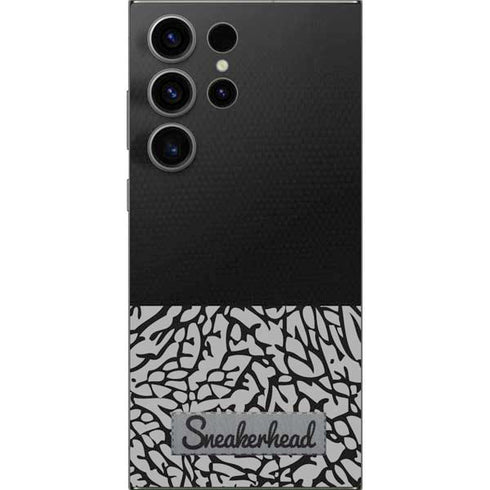Elephant Print Sneakerhead Black Galaxy S25 Ultra Skin