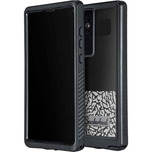 Elephant Print Sneakerhead Black Galaxy S24 Ultra Waterproof Case