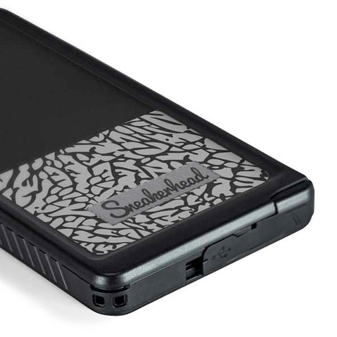 Elephant Print Sneakerhead Black Galaxy S24 Ultra Waterproof Case
