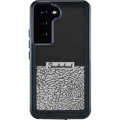 Elephant Print Sneakerhead Black Galaxy S24 Waterproof Case