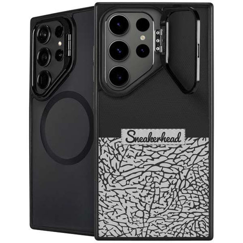 Elephant Print Sneakerhead Black Galaxy S26 Ultra Kickstand Case