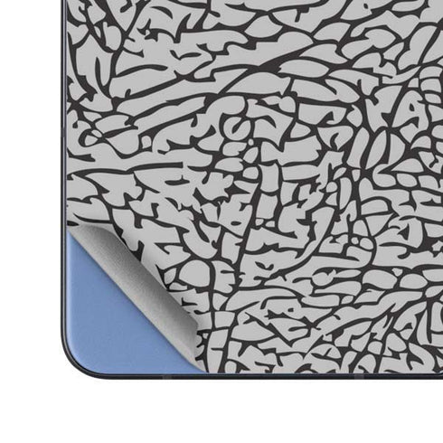 Elephant Print Sneakerhead Black Galaxy Z Fold5 5G Skin